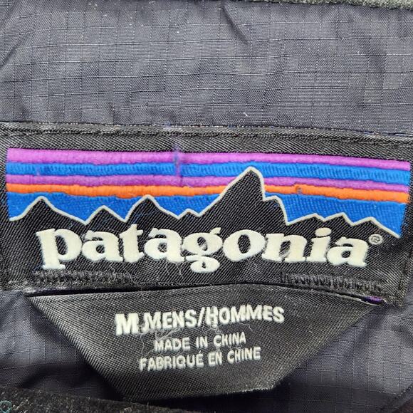 Patagonia Rubicon Down Jacket Mens Medium Black Down Puffer RECCO Ski 30557 - Picture 14 of 16